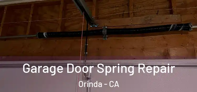  Garage Door Spring Repair Orinda - CA