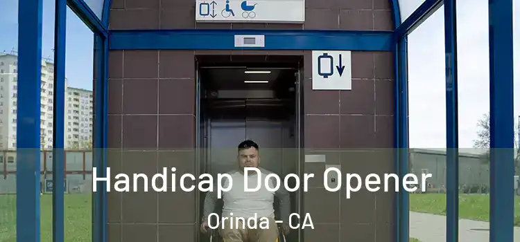 Handicap Door Opener Orinda - CA